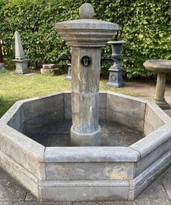 Handgearbeiteter Dorfbrunnen aus Blaustein – Bild 5