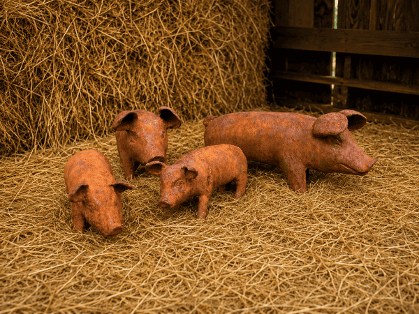 Gusseisernes Schwein, Größe M – Bild 3